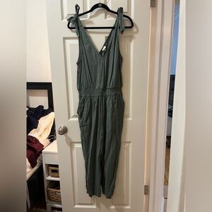 Green jumpsuit